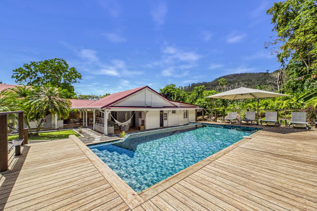 7.Location villa piscine 200 Grande Anse Deshaies Guadeloupe